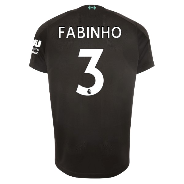 Camiseta Liverpool NO.3 Fabinho Replica Tercera Ropa 2019/20 Negro